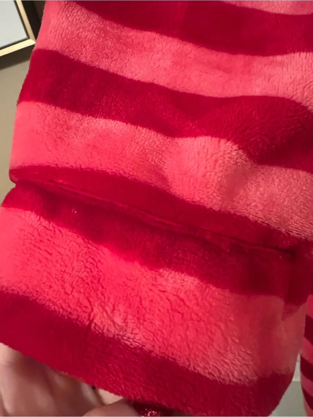 NWOT Kate Spade Pink and Red Striped Robe *Missing Belt* Size XS/S